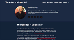 Desktop Screenshot of michaelbellvoices.com