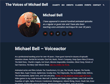 Tablet Screenshot of michaelbellvoices.com